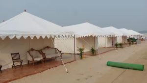 श्रद्धालुओं को थकान मिटाने के